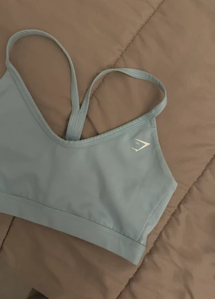 Gymshark light blue top workout essential, brand: Gymshark, condizioni: Nuovo senza cartellino, taglia: S, €24.00, €25.90 include la Protezione acquisti