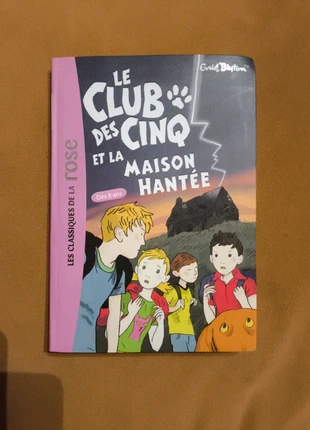 📚 Livre jeunesse Le Club des Cinq : Maison Hantée – Enid Blyton, La Bibliothèque Rose, état: Très bon état, 6,00 €, 7,00 € Protection acheteurs incluse