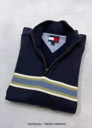 Pull Demi zip Tommy Hilfiger Bleu Marine Homme 100% Coton Half zip - Taille L /1233B, marke: Tommy Hilfiger, zustand: Gut, größe: L, 19,90 €, 21,60 € beinhaltet Vinted-Käuferschutz Pro