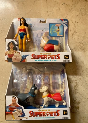 Lote Super pets Wonder Woman and pets, merk: DC Comics, staat: Nieuw zonder prijskaartje, maat: Universeel, € 8,50, € 9,63 inclusief Kopersbescherming