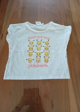 T-shirt fille, brand: Pokémon, condition: Very good, size: 6 years / 116 cm, €1.00, €1.75 includes Buyer Protection