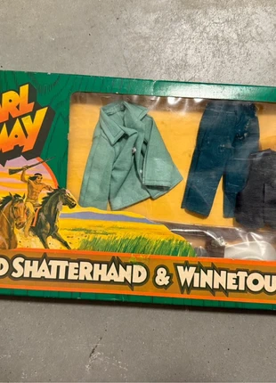 Vintage barbie Karl may Big jim kleding NRFB action man., merk: Mattel, staat: Nieuw met prijskaartje, maat: Universeel, € 45,00, € 47,95 inclusief Kopersbescherming