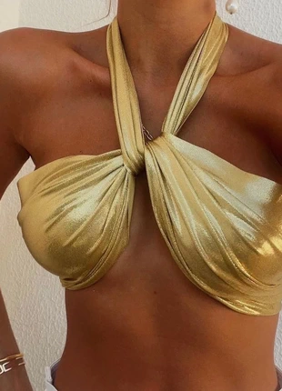 Pañuelo dorado, marque: nakama brand, état: Très bon état, taille: Taille unique, 15,00 €, 16,45 € Protection acheteurs incluse