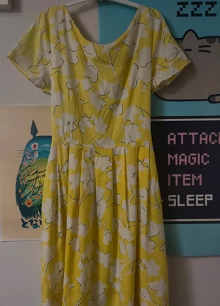 Vestido Amarillo, marca: Peacocks, estado: Muy bueno, tamaño: XL / 42 / 14, 6,00 €, 6,30 € Protección al comprador incluida