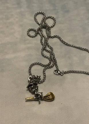 Witch pendant necklace - 60cm chain, brand: Alternative, condition: Very good, £5.00, £5.95 includes Buyer Protection