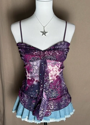 Top type coquette & romantique aesthetic - Style vintage Y2K, marque: COQUETTE, état: Très bon état, taille: M / 38 / 10, 14,00 €, 15,40 € Protection acheteurs (Pro) incluse