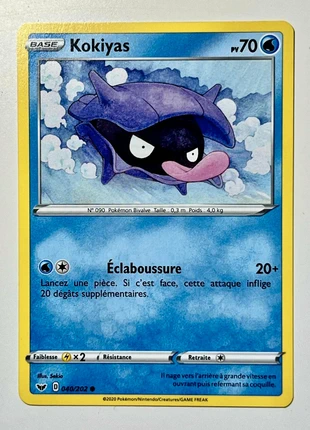 Carte Pokémon Kokiyas 70pv 040/202, brand: Pokémon, condition: Very good, €1.00, €1.75 includes Buyer Protection Pro