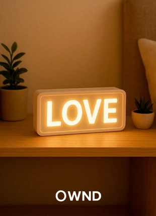 LOVE Led Light | Premium 14 cm Romantic Edition, marca: ownd, estado: Nuevo con etiquetas, 16,99 €, 18,54 € Protección al comprador Pro incluida