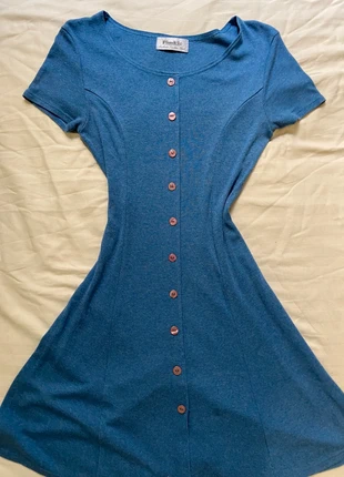 Robe bleu pétrole Pimkie – taille 36, brand: Pimkie, condizioni: Ottime, taglia: S / IT 40 / EU 36, €4.00, €4.90 include la Protezione acquisti