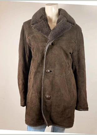 Manteau Selfridges vintage en daim marron – homme T.XL 🤎, brand: Vintage Dressing, condizioni: Buone, taglia: XL, €72.90, €77.25 include la Protezione acquisti