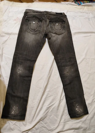 Pantalone uomo donna skinny trie religione nero candeggina y2k 2000s streetwear, marke: True Religion, zustand: Sehr gut, größe: M, 60,00 €, 63,70 € inklusive Vinted-Käuferschutz