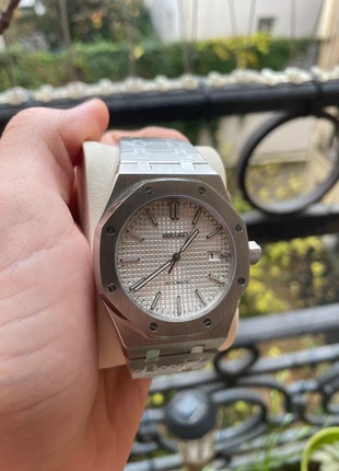 Royal Oak mod cadran blanc, état: Neuf avec étiquette, taille: 43–46 mm, 160,00 €, 168,70 € Protection acheteurs incluse