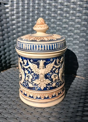 Oude tabak pot ca. 1900-1950, staat: Heel goed, € 15,00, € 16,45 inclusief Kopersbescherming