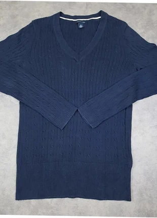 Pull col v  bleu marine torsadé Marque Tommy Hilfiger Taille M, marke: Tommy Hilfiger, zustand: Sehr gut, größe: M / 38 / 10, 20,00 €, 21,70 € beinhaltet Vinted-Käuferschutz Pro