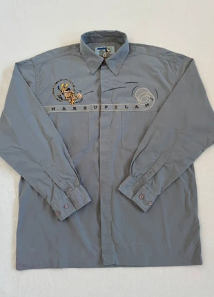 Chemise Marsupilami Vintage Brodé Gris Homme / M, marke: Marsupilami, zustand: Gut, größe: M, 10,00 €, 11,20 € inklusive Vinted-Käuferschutz