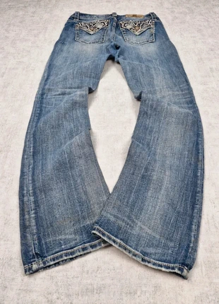 Jean Miss Me Boot Cut Évasé Flare Bleu Marine Délavé, marque: Miss Me, état: Très bon état, taille: S / 36 / 8, 114,90 €, 121,35 € Protection acheteurs (Pro) incluse