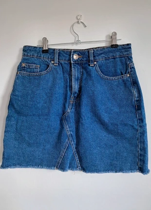 Denim Co Mini-Jupe Jean 38 Bleu Effiloché Streetwear, marque: Denim Co, état: Très bon état, taille: M / 38 / 10, 3,99 €, 4,89 € Protection acheteurs incluse