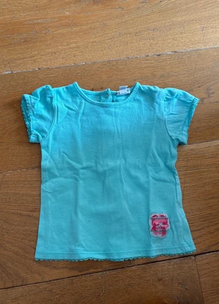 Tee shirt p’tit bisou 6 mois, marque: P'tit Bisou, état: Très bon état, taille: 3-6 mois / 62 cm, 1,00 €, 1,75 € Protection acheteurs incluse