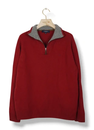 Jersey de lana Burberry con cremallera Granate - Hombre (L), marque: Burberry, état: Très bon état, taille: L, 38,00 €, 40,60 € Protection acheteurs (Pro) incluse