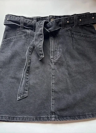 Gonna di jeans Sisley – Taglia XS/S – Grigio scuro, marca: Sisley, estado: Muy bueno, tamaño: 9 años / 134 cm, 11,00 €, 12,25 € Protección al comprador incluida