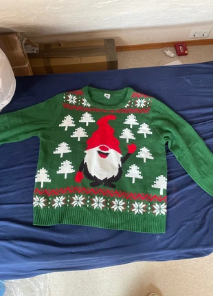 Grüner Weihnachtspulli, marca: Sonstiges, estado: Nuevo sin etiquetas, tamaño: M, 7,00 €, 8,05 € Protección al comprador incluida