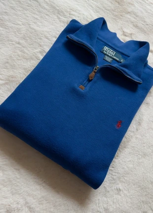Pull sweat 1/4 zip Ralph Lauren, merk: Ralph Lauren, staat: Heel goed, maat: L, € 40,00, € 42,70 inclusief Kopersbescherming