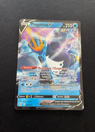 Carte Pokémon Pingoléon V 040/163 Styles de Combat FR Neuf, merk: Pokémon, staat: Nieuw zonder prijskaartje, € 4,00, € 4,90 inclusief Kopersbescherming Pro