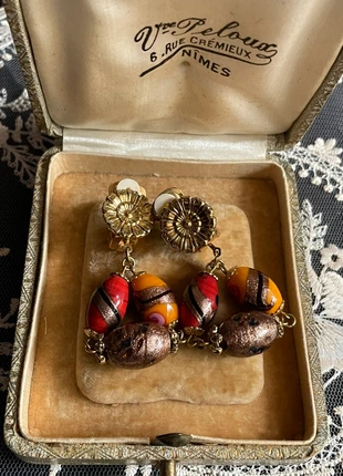 Boucles d'oreilles clips vintage perles Murano Italy, marque: Vintage Chic, état: Très bon état, 14,00 €, 15,40 € Protection acheteurs (Pro) incluse