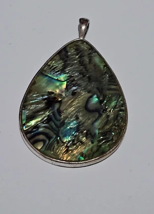 Vintage big Abalone pendent, condition: Good, £5.00, £5.95 includes Buyer Protection