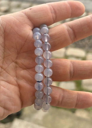 Bracelet en calcédoine AAAAA ( unité ), marque: Fait Main, état: Neuf avec étiquette, 23,00 €, 24,85 € Protection acheteurs incluse