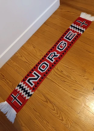 Écharpe vintage supporter – Équipe de Norvège de football, marca: Norvege, estado: Muito bom, €10.00, €11.20 inclui Proteção do Comprador Pro