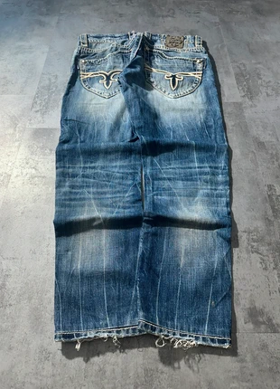 jean coupe large hip-hop baggy skater rock revival vintage bleu, brand: Rock Revival, condizioni: Ottime, taglia: S, €59.99, €63.69 include la Protezione acquisti