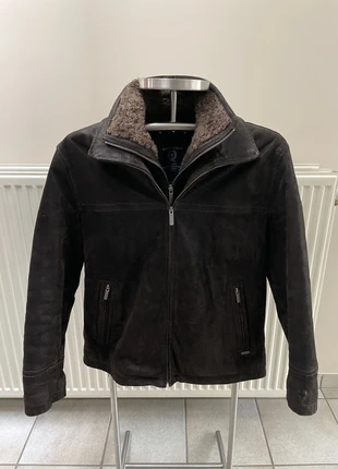 Leren vest State of art large bruin met pels, marque: State of Art, état: Très bon état, taille: L, 75,00 €, 79,45 € Protection acheteurs incluse