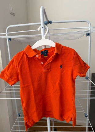 Oranje Ralph Lauren polo, merk: Ralph Lauren, staat: Goed, maat: 18-24 maanden / 86 cm, € 20,00, € 21,70 inclusief Kopersbescherming