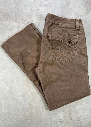 Pantalon En Velours Côtelé / Corduroy unionbay marron cotelé coupe droite coton polyester taille 15, marca: Vintage Dressing, estado: Muy bueno, tamaño: XXXL / 46 / 18, 8,00 €, 9,10 € Protección al comprador Pro incluida