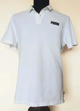 Polo Puma blanco talla XL, logo bordado, manga corta, marca: Puma, estado: Muy bueno, tamaño: XL, 10,00 €, 11,20 € Protección al comprador incluida