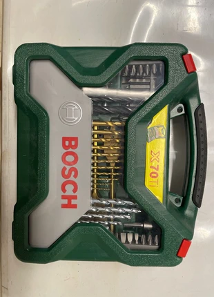 Coffret de forets Multi-matériaux Foret torsadé Bosch HSS 1.5mm à 32mm, 70 pièces, marque: Bosch, état: Neuf avec étiquette, 65,00 €, 68,95 € Protection acheteurs incluse