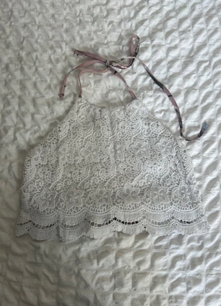 Crop Top Dentelle, brand: Vintage Dressing, condizioni: Ottime, taglia: M / IT 42 / EU 38, €7.00, €8.05 include la Protezione acquisti