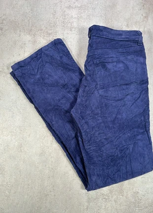 Pantalon Vintage En Velours Côtelé / Corduroy Ralph Lauren bleu profond ample taille 8, brand: Ralph Lauren, condition: Very good, size: M / 38 / 10, €30.00, €32.20 includes Buyer Protection Pro