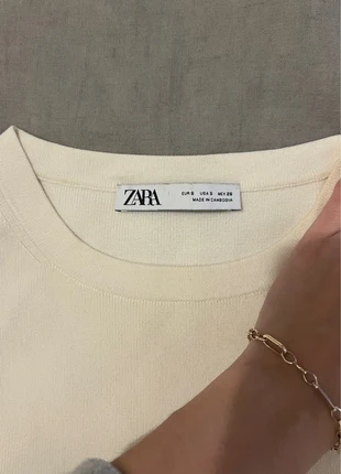 Zara Top Asimétrico Blanco, marque: Zara, état: Bon état, taille: S / 36 / 8, 5,00 €, 5,95 € Protection acheteurs incluse