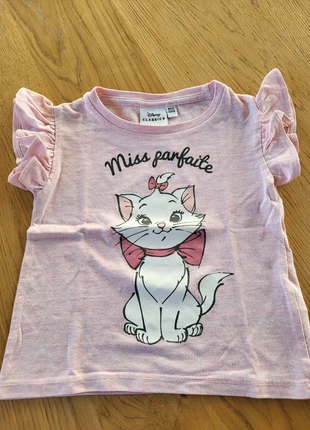Roze t-shirt, marca: Disney, estado: Muito bom, tamanho: 18-24 meses / 86 cm, €2.00, €2.80 inclui Proteção do Comprador
