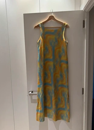 Vestido largo estampado multicolor, marque: Zara, état: Neuf sans étiquette, taille: M / 38 / 10, 7,50 €, 8,58 € Protection acheteurs incluse