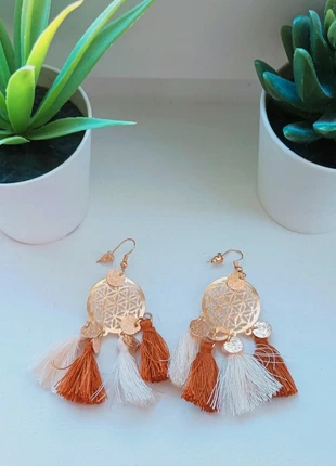 Boucles d'oreilles pendantes neuves bohème chic tendance, brand: Tendance, condizioni: Nuovo senza cartellino, €4.00, €4.90 include la Protezione acquisti