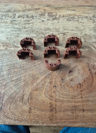 7x lego cylinder half 2x2x4 reddish Brown nieuw, merk: LEGO, staat: Nieuw zonder prijskaartje, maat: Pasgeborene, 44 cm, € 2,95, € 3,80 inclusief Kopersbescherming Pro
