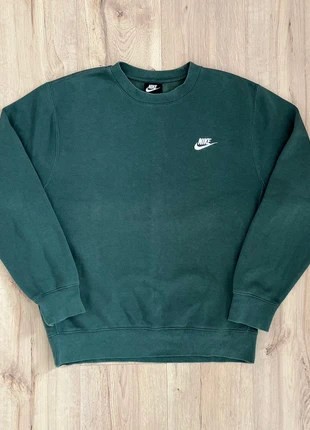 Pull/Sweat/Crewneck col rond Nike vert foncé logo brodé Swoosh blanc - Taille S, marque: Nike, état: Très bon état, taille: S, 29,00 €, 31,15 € Protection acheteurs incluse