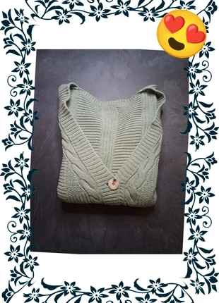 Cardigan à manches longues à boutons Femme Menthe Vert - Taille Xl, état: Très bon état, taille: XL / 42 / 14, 4,15 €, 5,06 € Protection acheteurs incluse