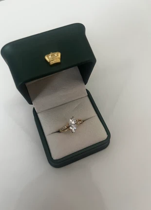 bague acier inoxydable dorée 3, marque: Boutique Parisienne, état: Bon état, taille: 17,7 mm, 2,00 €, 2,80 € Protection acheteurs incluse