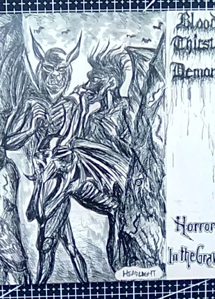 Blood Thirsty Demons / Wytchkraft Split 7"EP 2003, état: Bon état, 5,00 €, 5,95 € Protection acheteurs incluse