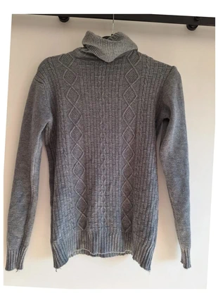 399. Pull gris col roulé maille torsadée T38, zustand: Sehr gut, größe: M / 38 / 10, 4,00 €, 4,90 € beinhaltet Vinted-Käuferschutz Pro