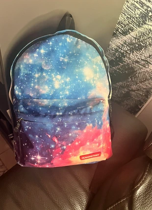 Sac à dos rose bleu• les étoiles • 2 poches + porte-bouteille, merk: school shop, staat: Heel goed, € 10,00, € 11,20 inclusief Kopersbescherming